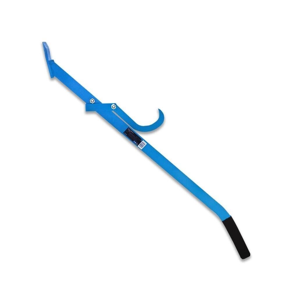 Ruční drapák BITUXX na dřevo hák na otáčení kmenů univerzální modrý 120 cm M19192